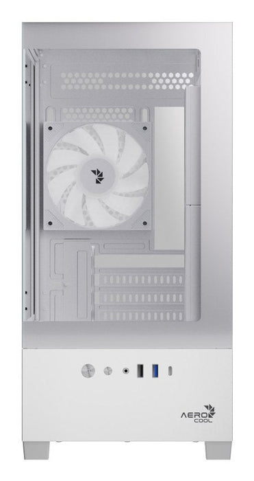 Caja Micro-Atx Aerocool P300d Digi Argb Cristal Templado Br