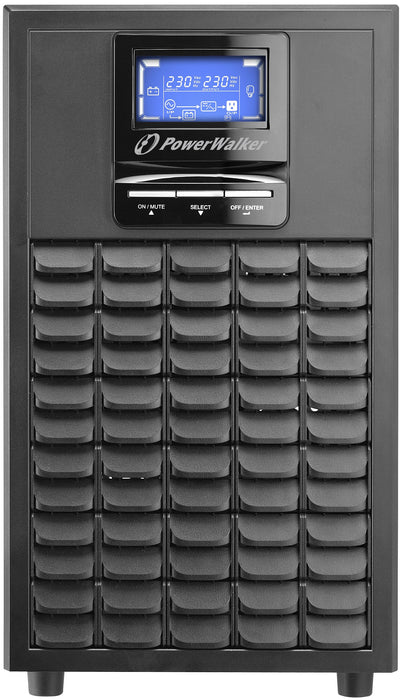EAN 4260074976571 - PowerWalker VFI 3000C LCD sistema de alimentación ininterrumpida (UPS) Doble conversión (en línea) 3 kVA  imagen 2