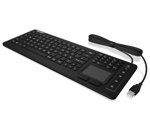 EAN 4250078189978 - KeySonic KSK-6231 INEL (CH) teclado Industrial USB QWERTZ Suizo Negro imagen 1