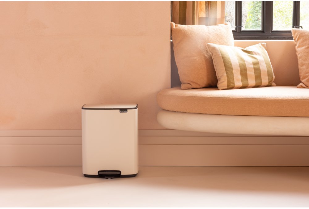 Brabantia Treteimer Bo 12 Liter Soft Beige