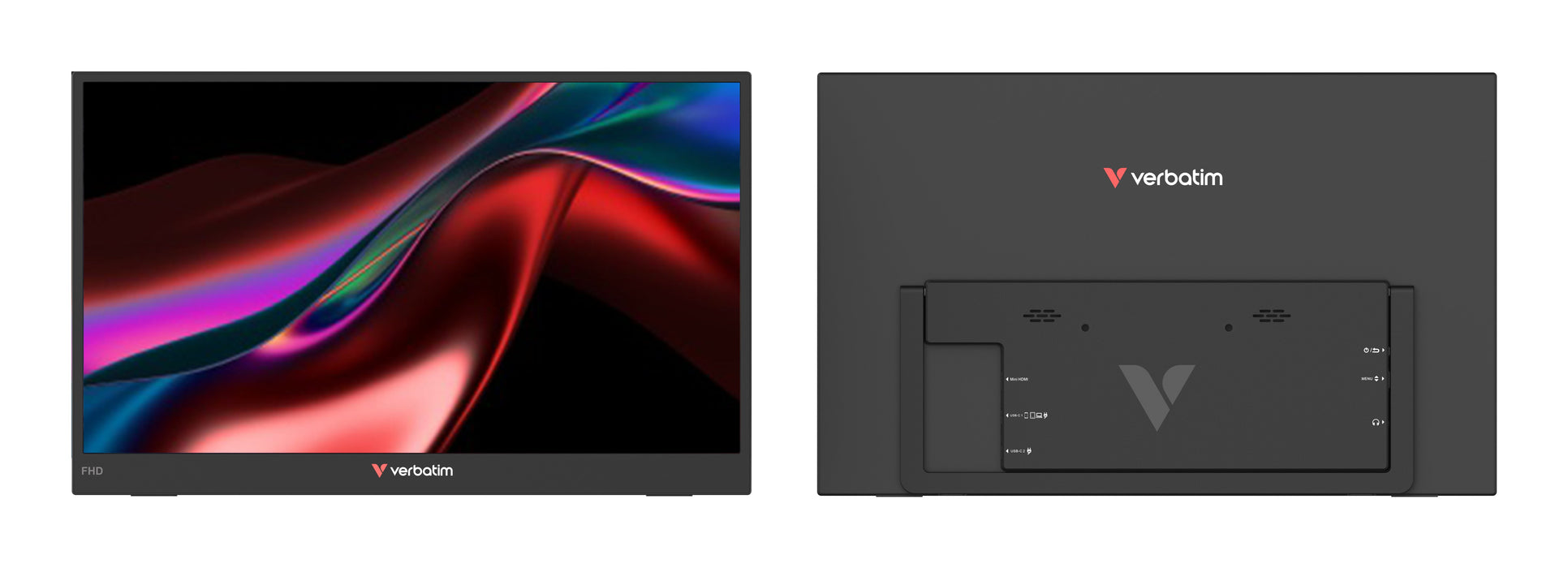 EAN 0023942324010 - Verbatim Portable 15.6" FHD Monitor LIGHT Monitor portátil Negro 39,6 cm (15.6") LCD 1920 x 1080 Pixeles imagen 5