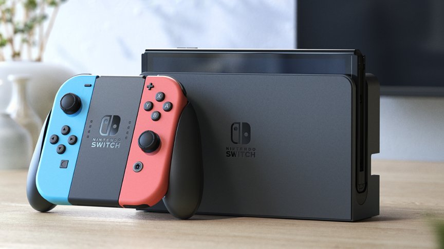 EAN 0045496453442 - Nintendo Switch OLED videoconsola portátil 17,8 cm (7") 64 GB Pantalla táctil Wifi Azul, Rojo imagen 9