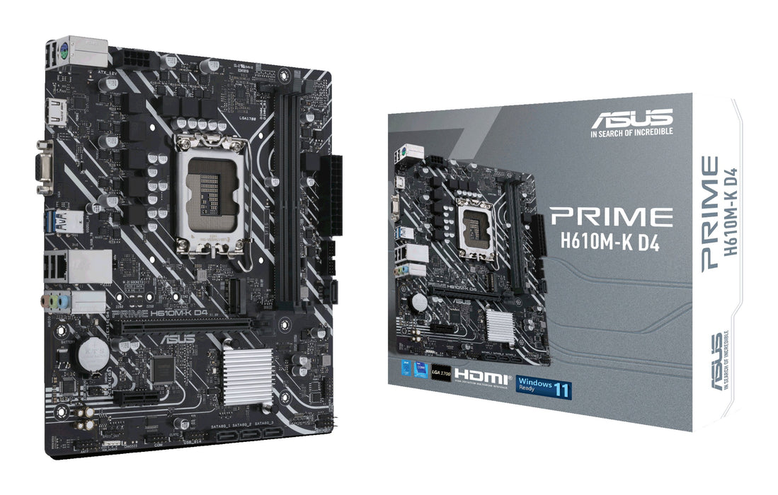 EAN 4711081565499 - ASUS PRIME H610M-K D4 Intel H610 LGA 1700 micro ATX imagen 1