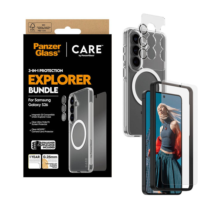 EAN 5715685034503 - PanzerGlass ® | CARE™ by ® 3-in-1 Bundle Samsung Galaxy S26 Protector de pantalla 1 pieza(s) imagen 5