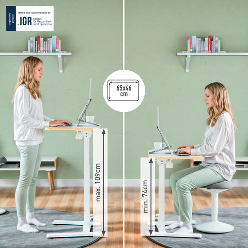 EAN 4002432143054 - Leitz 65880001 escritorio de pie Blanco imagen 2