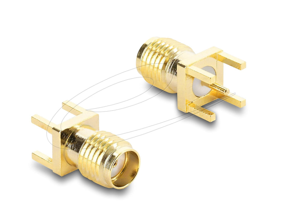 Sma Buchse Gerade Auf Leiterplatte Gewindelänge 5 Mm