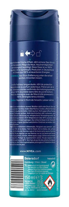 Nivea Men Fresh Ocean Deo-Spray 150,0 Ml