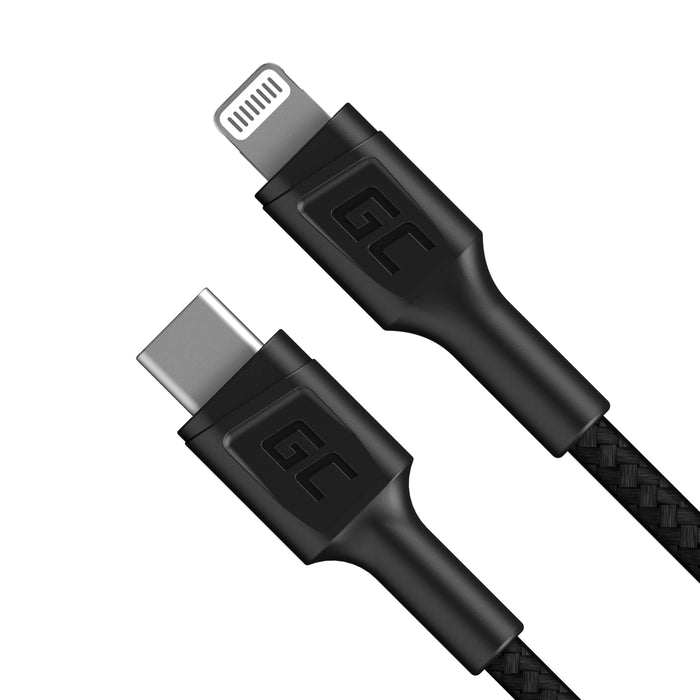EAN 5903317227762 - Green Cell KABGC07 cable de conector Lightning 1 m Negro imagen 1