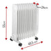EAN 5903887805926 - Adler AD 7817 calefactor eléctrico Interior Blanco 2500 W Radiador de aceite eléctrico imagen 7