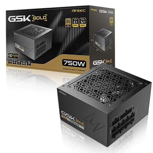 Antec Netzteil Gsk 750 V2 Ec 80+G F-Mod. Atx3.1 Gen5.1 Bk Retail