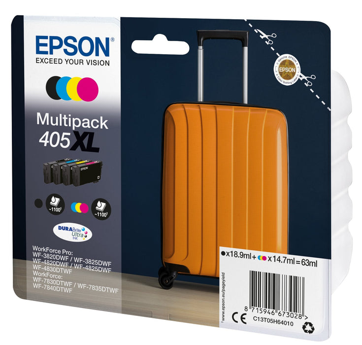 Epson Multipack 4-Colours 405xl Durabrite Ultra Ink
