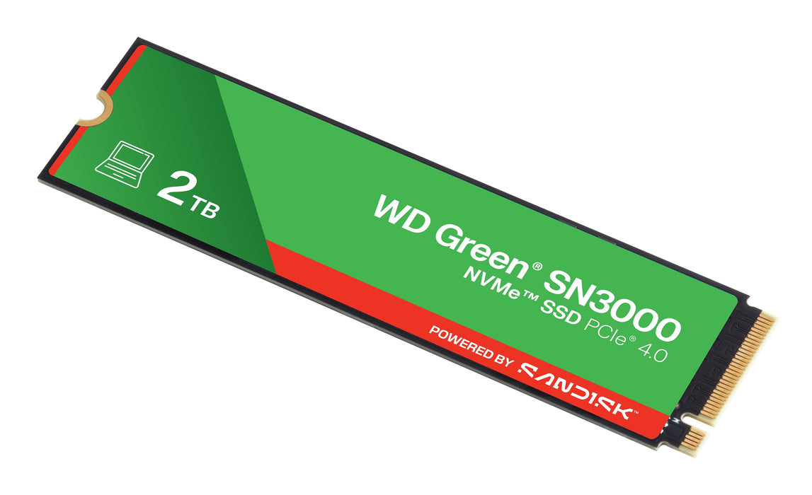 EAN 0718037904610 - SanDisk Green WD SN3000 NVMe 2 TB M.2 PCI Express 4.0 imagen 3
