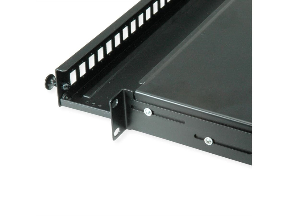 Value 19-Zoll-Spleibox Leer 1 He, Ausziehbar, 24x Sc Sx   Lc Dx