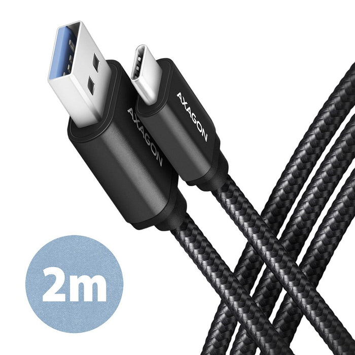 EAN 8595247906274 - Axagon BUCM3-AM20AB cable USB USB 3.2 Gen 1 (3.1 Gen 1) 2 m USB C USB A Negro imagen 1