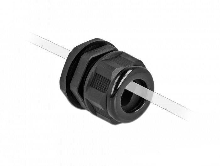 Delock Cableverschraubung Pg21 Für Flachcable Schwarz 2 Stück