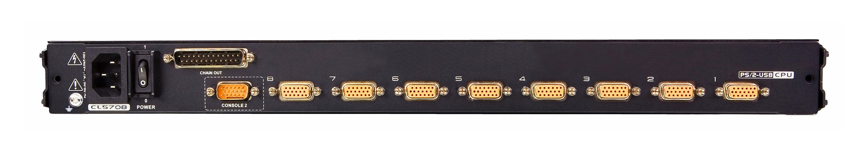 EAN 4710469342462 - ATEN CL5708MW consola de rack 43,9 cm (17.3") 1920 x 1080 Pixeles Metal, Plástico Negro 1U imagen 2