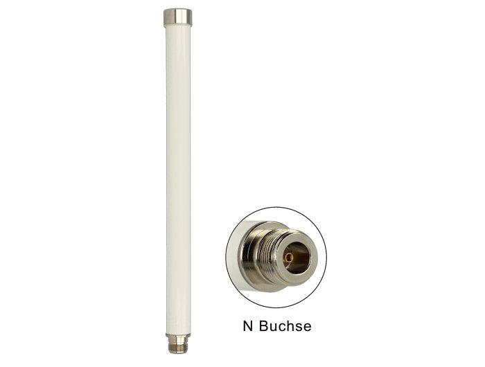 Delock Antena Wlan N-Hembra 802.11 Ac/A/H/B/G/N 6 ~ 8 Dbi