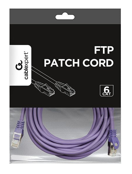 EAN 8716309078078 - Gembird PP6-5M/V cable de red Púrpura Cat6 F/UTP (FTP) imagen 4