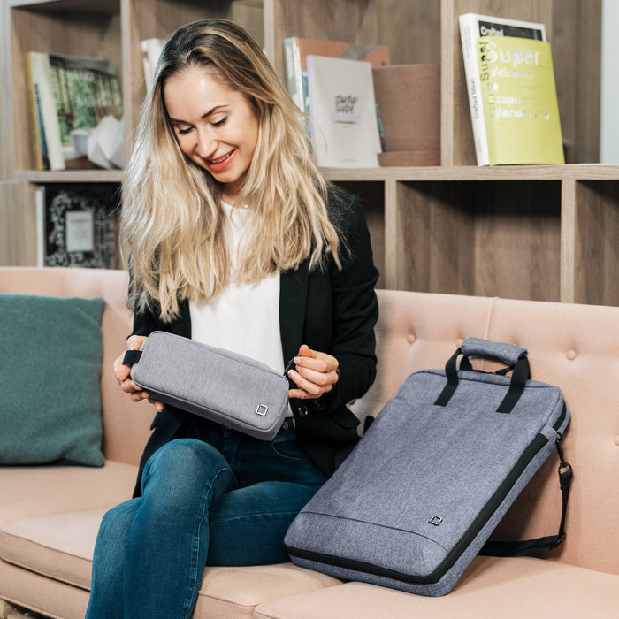 Estuche Para Accesorios Dicota Eco Motion Gris Claro