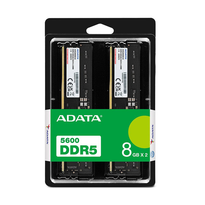 Memoria  Adata Dimm Ddr5-5600  16 Gb  (2x 8 Gb)  Ad5u56008g-Dt