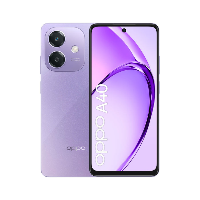EAN 6932169354004 - OPPO A40 16,9 cm (6.67") SIM doble Android 14 4G USB Tipo C 4 GB 128 GB 5100 mAh Púrpura imagen 1