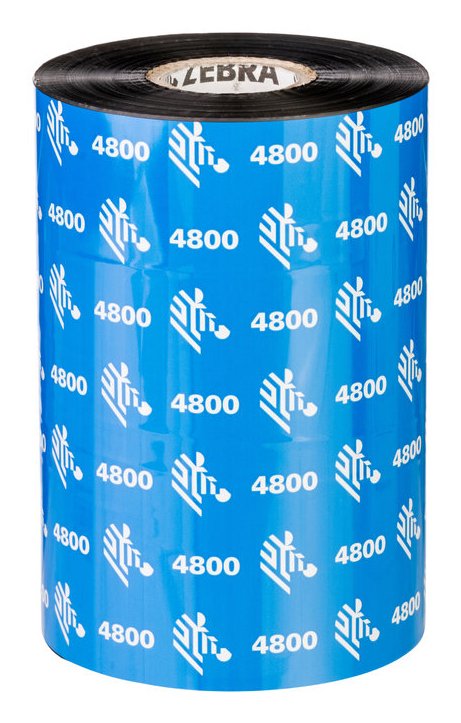EAN 4054317022626 - Zebra 4800 Resin cinta térmica 450 m Negro imagen 1