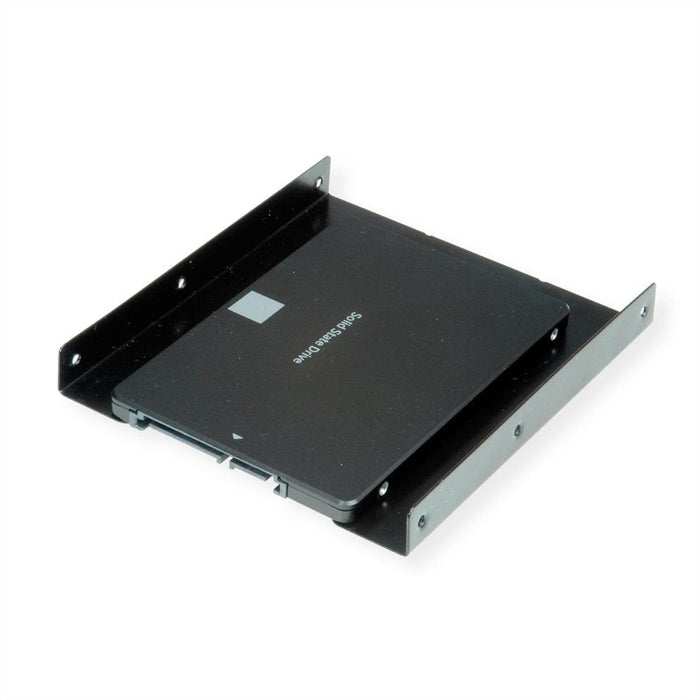 Roline Montageadapter, 3,5 Zoll Rahmen Fr 1x 2.5 Hdd Ssd, Metall, Schwarz