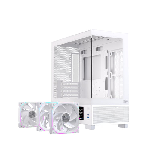 EAN 6977277360073 - Einarex EXCS-SM-51DR-W carcasa de ordenador Micro Torre Blanco imagen 2