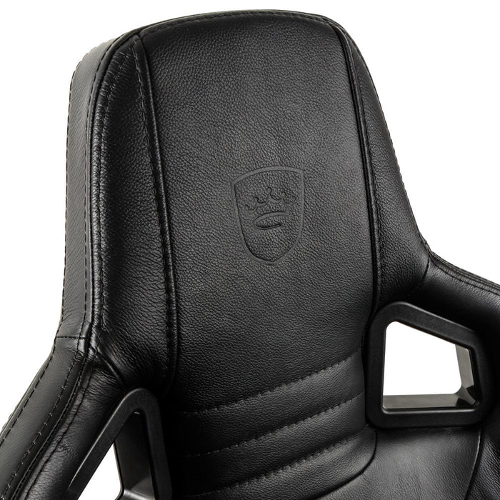 Noblechairs Epic Echtleder Gaming Silla - Negro