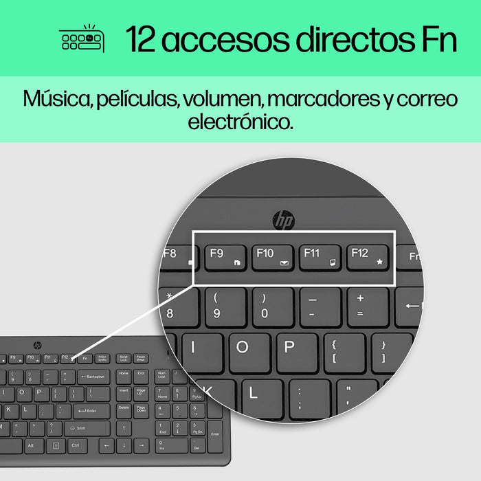 EAN 0196548244249 - HP 150 USB-A Wired Keyboard teclado Universal Negro imagen 6