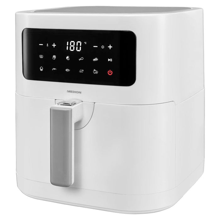 Medion Freidora Life Md 11740 E40 Xl (Blanco, 2.150 Watt, Korb 5,2 Liter) 50076198