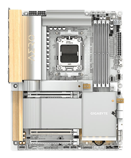 EAN 4719331878481 - GIGABYTE X870E AERO X3D WOOD AMD X870E Zócalo AM5 ATX imagen 2
