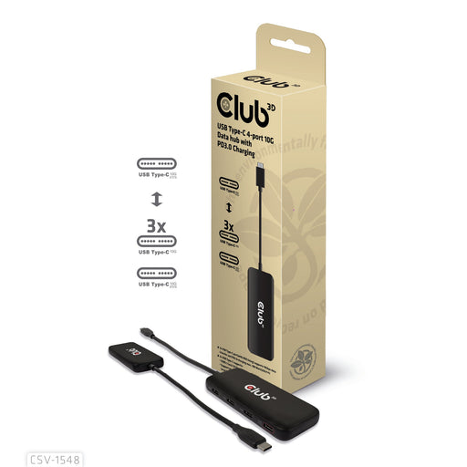 EAN 8719214472962 - CLUB3D CSV-1548 base para portátil y replicador de puertos Alámbrico USB 3.2 Gen 1 (3.1 Gen 1) Type-C Neg imagen 1