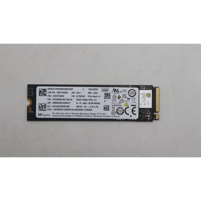 256gb M.2 2280 Pcie 4.0 X4 Ssd