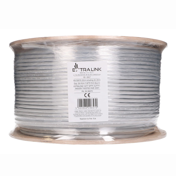 Extralink Cat7 Sftp (S Ftp) Innenbereich  Netzwerkcable Twisted Pair  305m