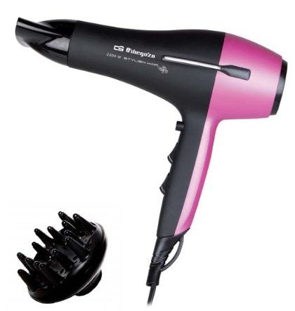 EAN 8436044530340 - Orbegozo SE 2320 secador 2200 W Negro, Rosa imagen 1