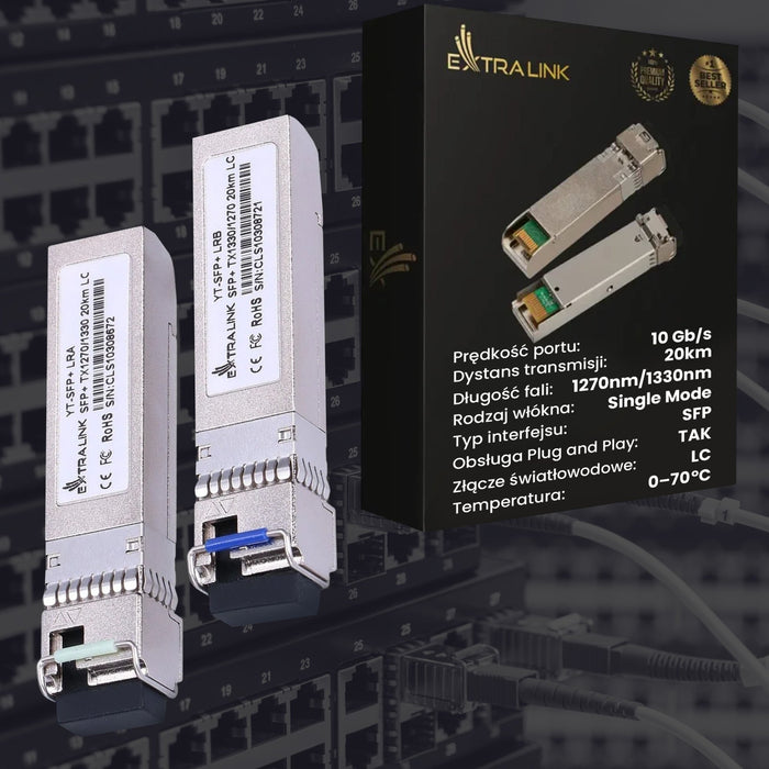 EAN 5902560366211 - Extralink EX.6211 red modulo transceptor Fibra óptica 10000 Mbit/s SFP+ imagen 12