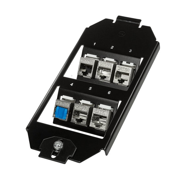 EAN 4052792061475 - LogiLink NK4060 placa de pared y cubierta de interruptor Negro imagen 4