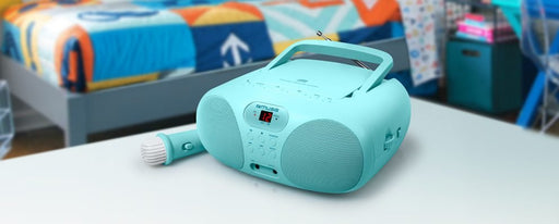 EAN 3700460207601 - Muse MD-203 KB sistema estéreo portátil Analógica FM Azul imagen 2