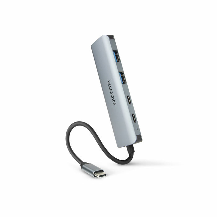 EAN 7640239421387 - DICOTA D32061 hub de interfaz USB Tipo C 10000 Mbit/s Plata imagen 3