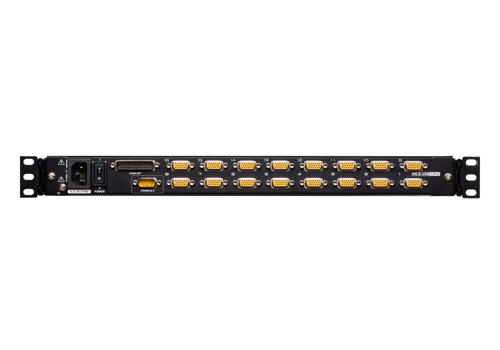 16 Port 17" Lcd Kvmp Switch Usb Port Integrated