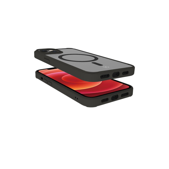 Celly Magmatt Funda Para Iphone 14 15,5 Cm (6.1") Negro, Transparente