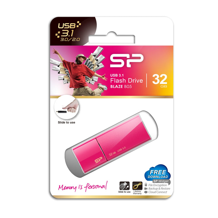 Usb-Stick  32gb Silicon Power Usb3.0 B05  Pink