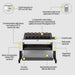 EAN 0193808345609 - HP Designjet T1600 36-in PostScript Printer impresora de gran formato Inyección de tinta térmica Color 24 imagen 8