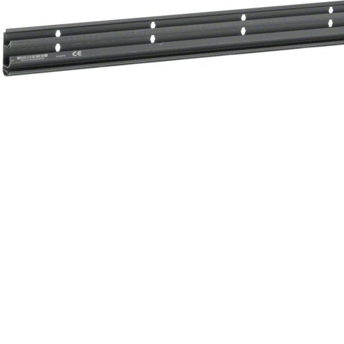 Hager Sockelleistenkanal- Sl200551 ** Unterteil 2kammern Pvc 20x55mm Schwar