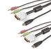 EAN 0065030816052 - StarTech.com USBDVI4N1A6 cable para video, teclado y ratón (kvm) Negro imagen 1
