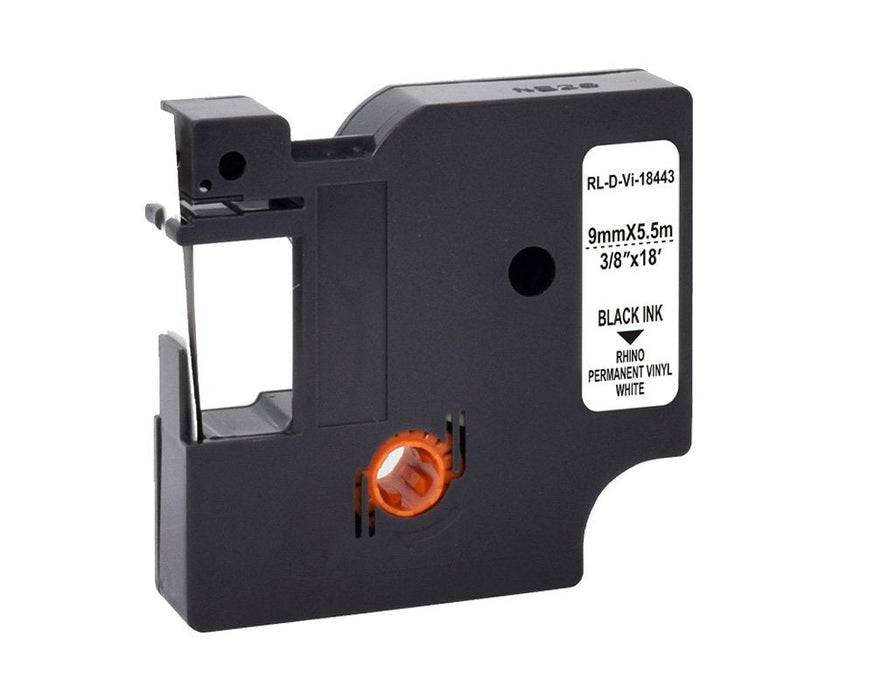 G&G Vinyl Cinta Para Etiquetadora Compatible Con Dymo Rhino 18443