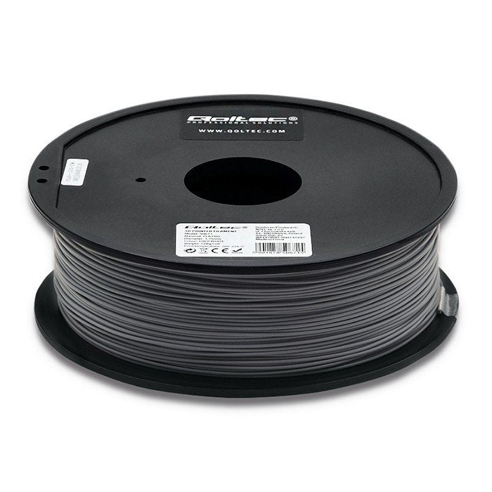 Qoltec Filamento 3d  Pla Pro  1.75mm  1kg  Grey