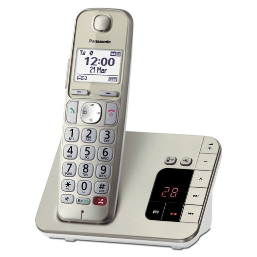 EAN 5025232915781 - Panasonic KX-TGE260GN teléfono Teléfono DECT Identificador de llamadas Champán imagen 1