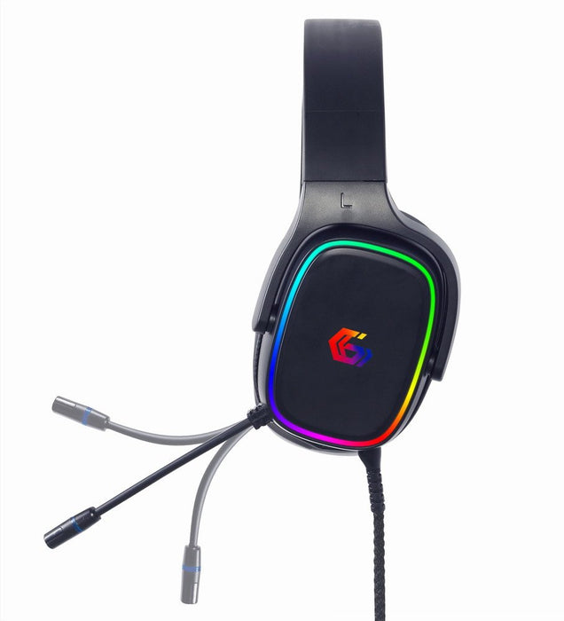 EAN 8716309120975 - Gembird GHS-SANPO-S300 auricular y casco Auriculares Alámbrico Diadema Juego USB tipo A Negro imagen 4